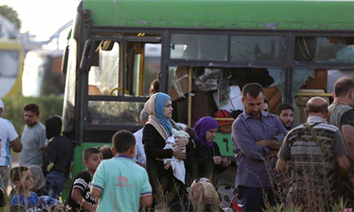 Evacuados todos los habitantes de dos ciudades sirias asediadas